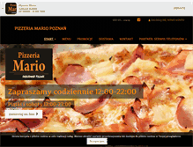 Tablet Screenshot of pizzeria-mario.pl